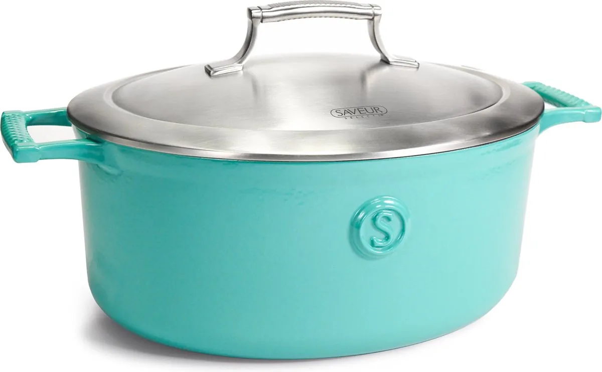 Saveur Selects - Voyage serie - Gietijzeren pan - Ovale braadpan - 30cm