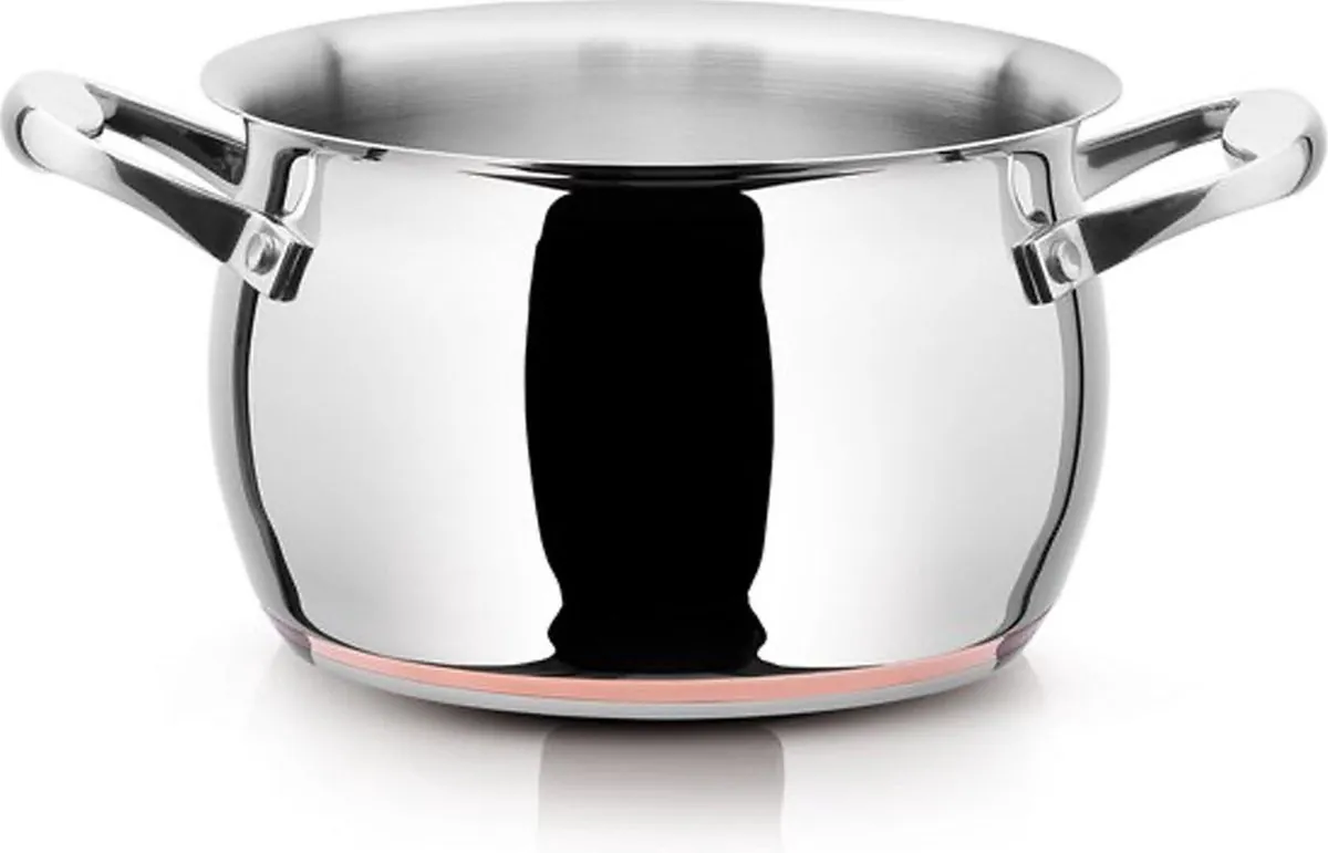 Giannini LaBond Kookpan met Handvatten - Ø 19.5 cm - Geschikt voor alle warmtebronnen