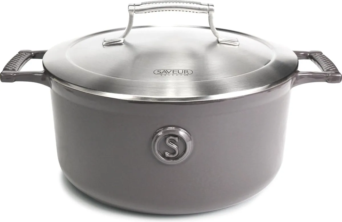 Saveur Selects - Voyage serie - gietijzeren pan bbq - Ovale braadpan - 25cm