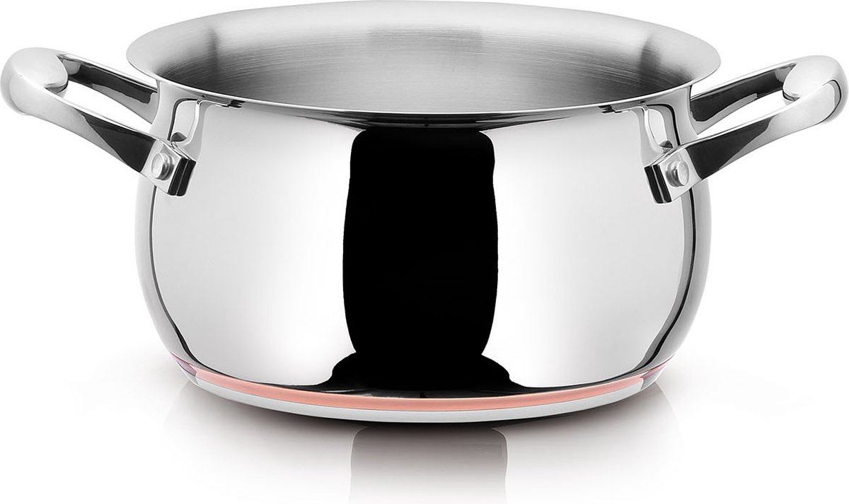 Giannini LaBond Kookpan met Handvatten - Ø 19.5 cm - Geschikt voor alle warmtebronnen