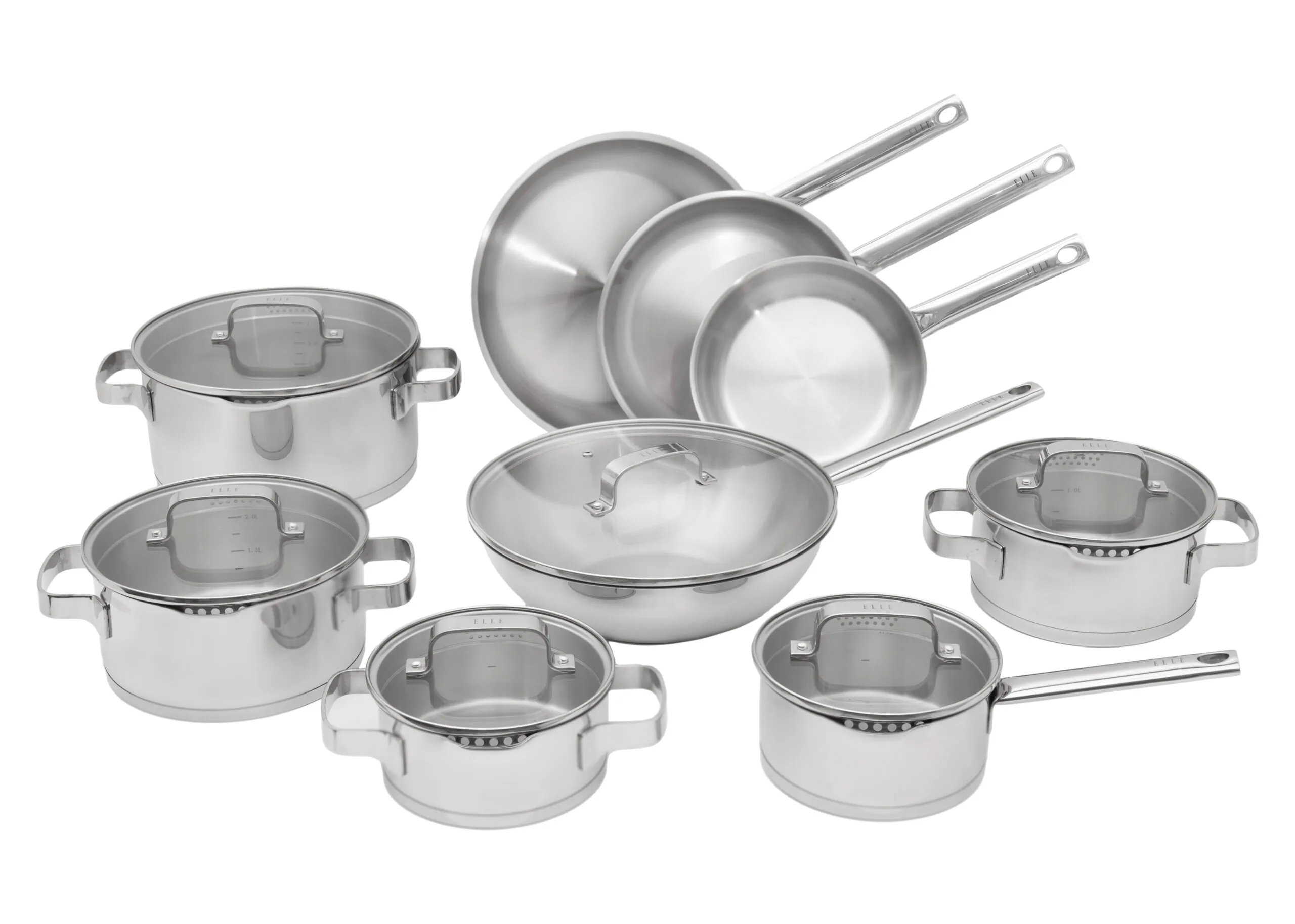 ELLE Gourmet Classique 15-delige Pannenset