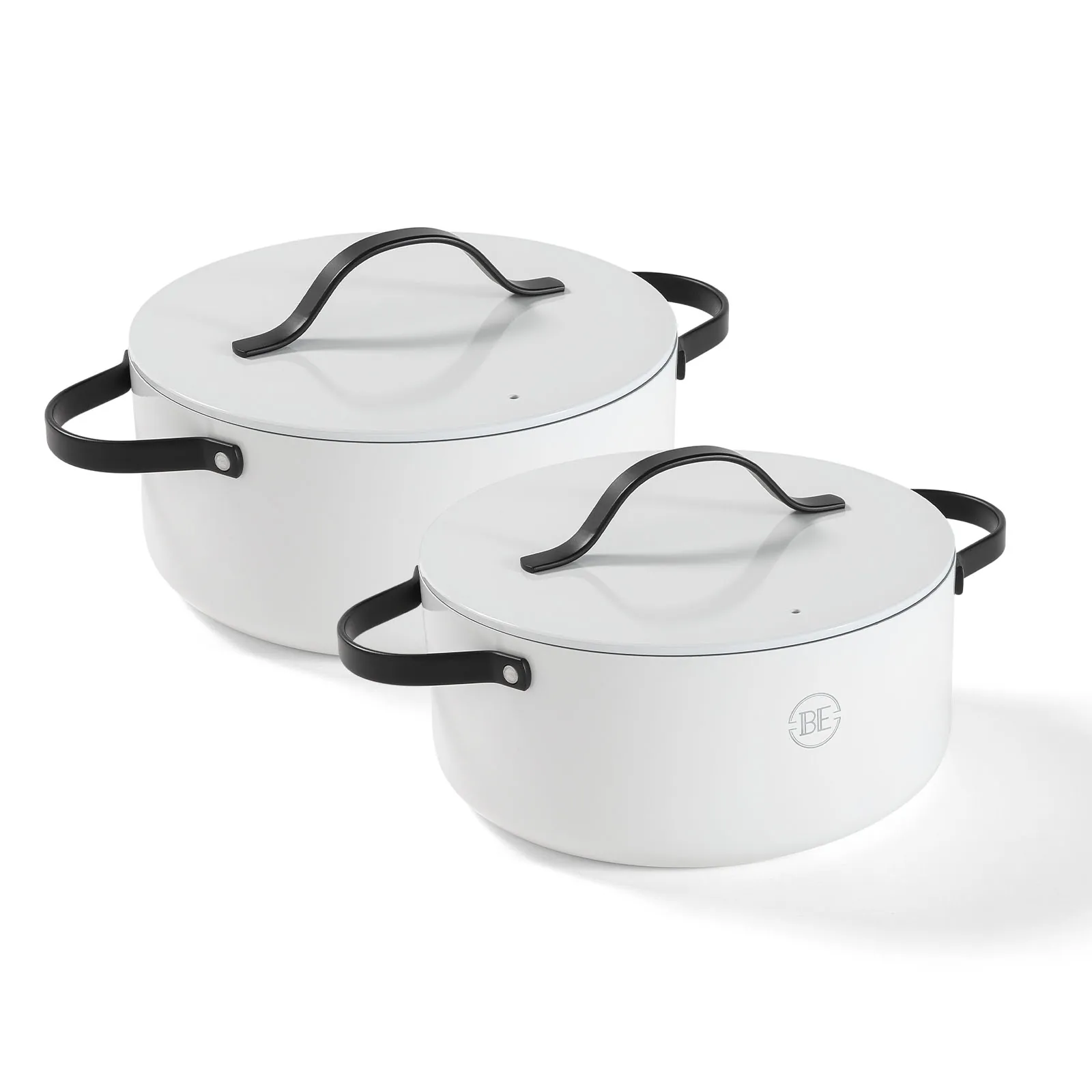 BE Living Braadpan Set van 2 - Ø 24 &amp;amp; 28 cm