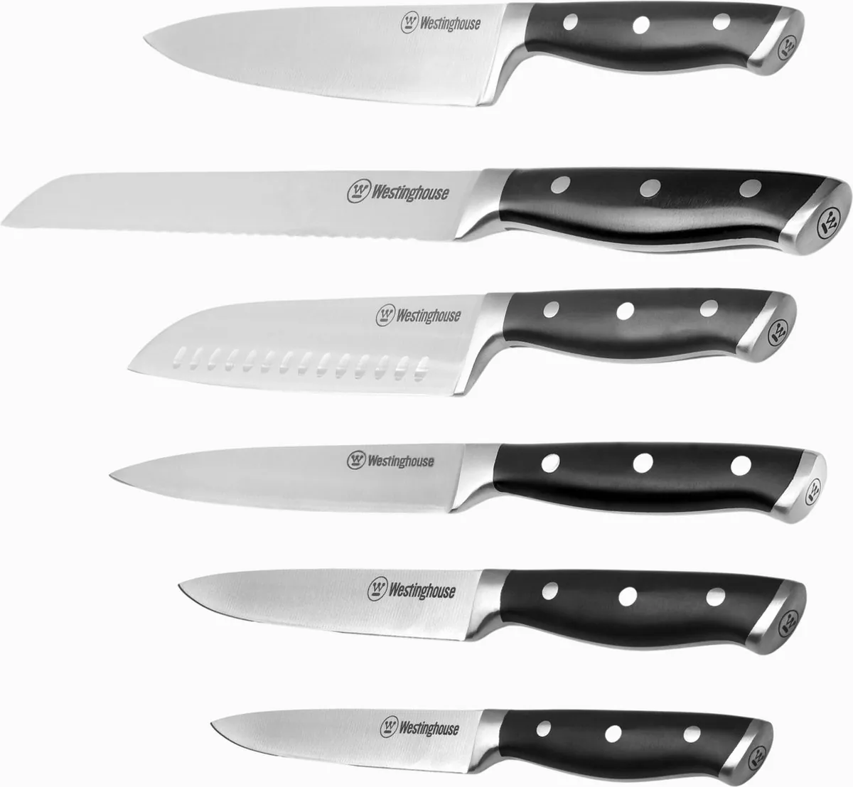 Westinghouse - Messenset - RVS - 6 delig