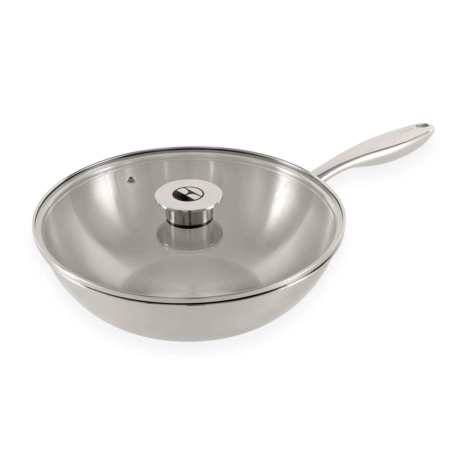 ELLE Gourmet Classique Wokpan met Deksel - Ø 28 cm - Geschikt voor alle warmtebronnen