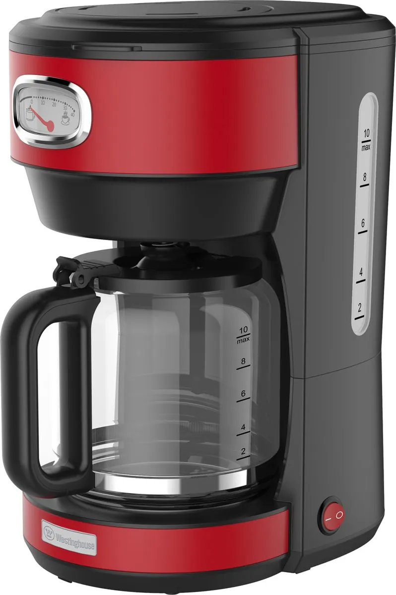 Westinghouse - Retro Serie - Koffiezetapparaat Rood