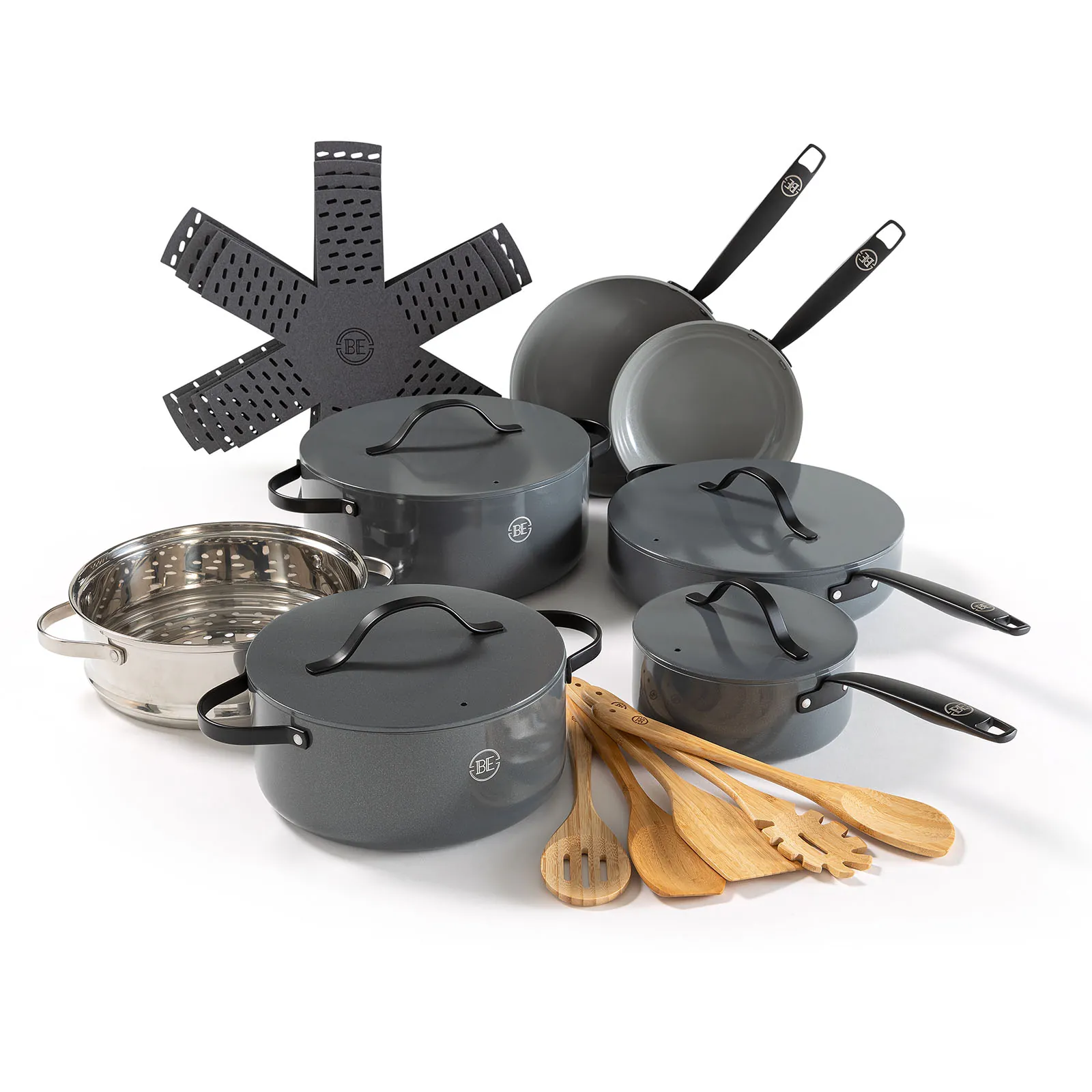 BE Living 6-delige Pannenset + Keramisch