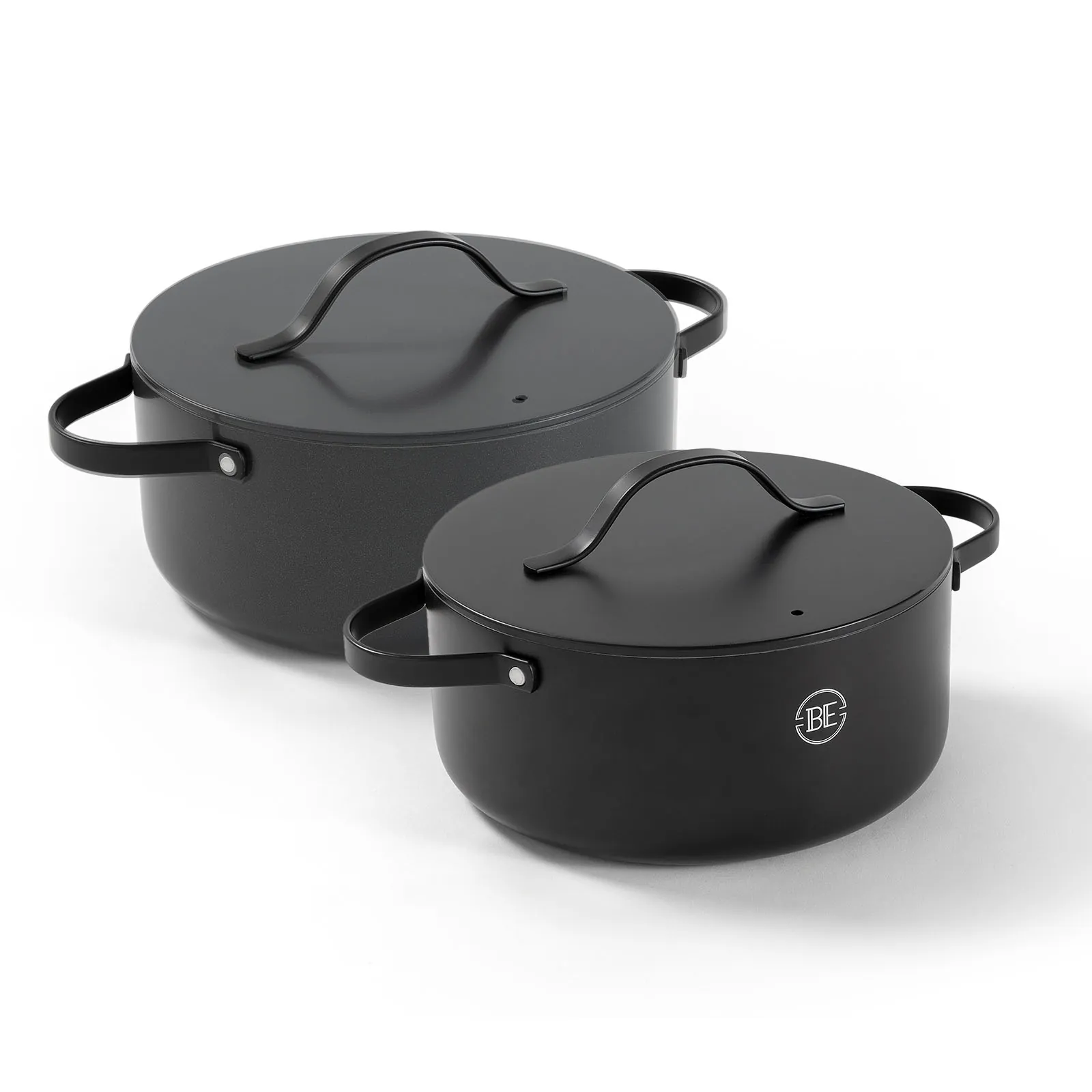 BE Living Braadpan Set van 2 - Ø 24 &amp;amp; 28 cm