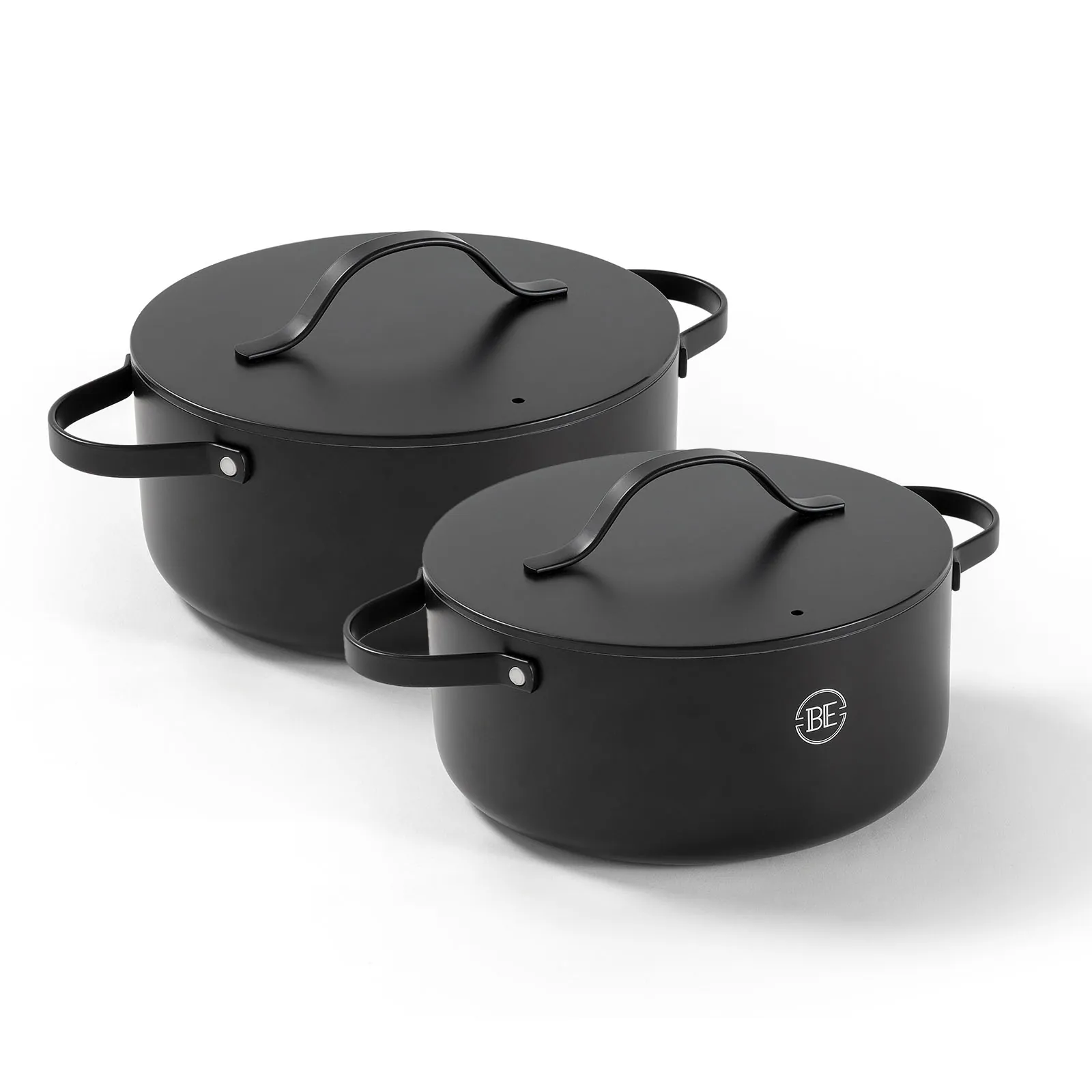 BE Living Braadpan Set van 2 - Ø 24 &amp;amp; 28 cm