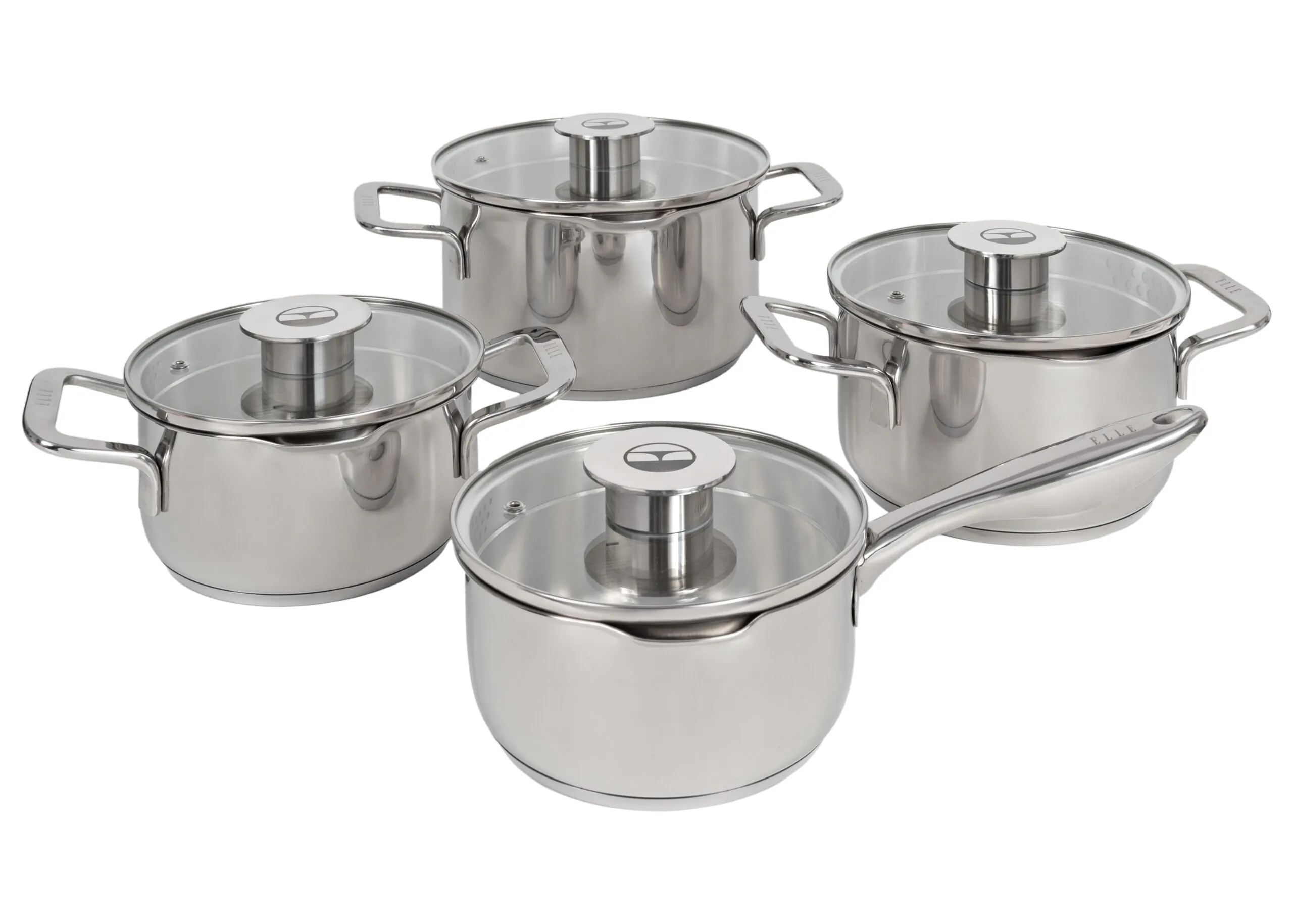 ELLE Gourmet Classique 8-delige Pannenset