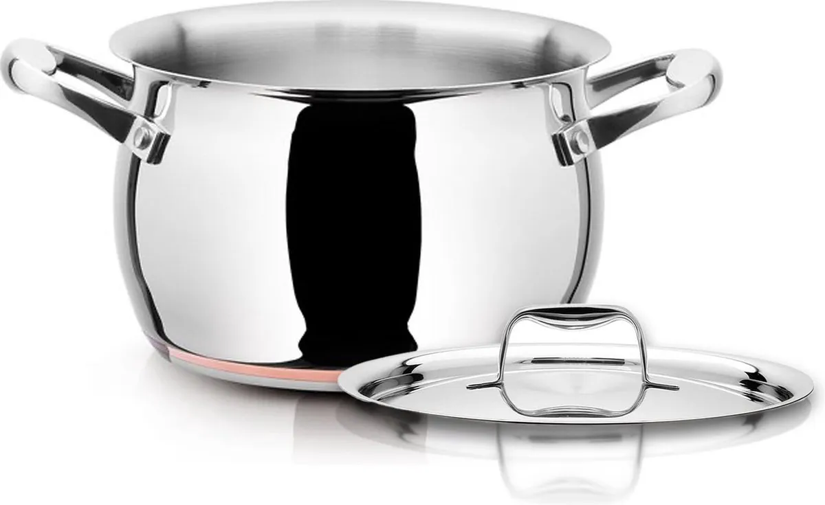 Giannini LaBond Kookpan met Deksel - Ø 19.5 cm