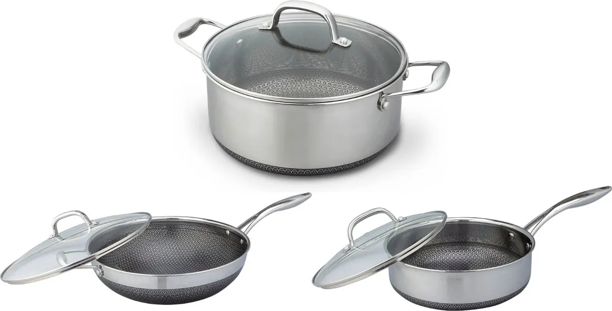 Westinghouse Pannenset - Black Signature - 3-delig